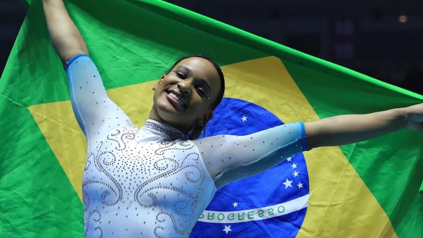 Rebeca Andrade Conquista Medalha De Ouro Inédita No Mundial De ...